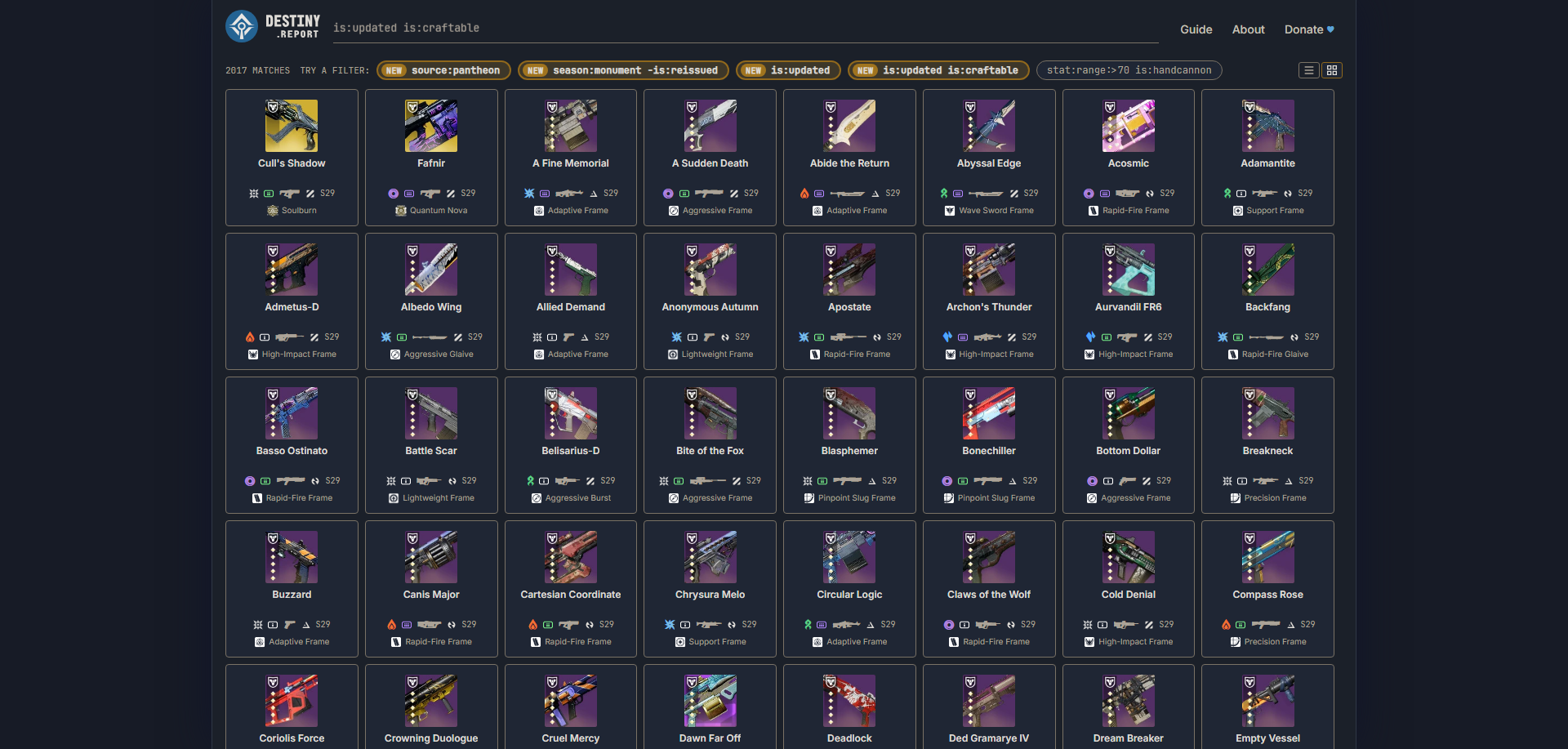 Destiny Report preview